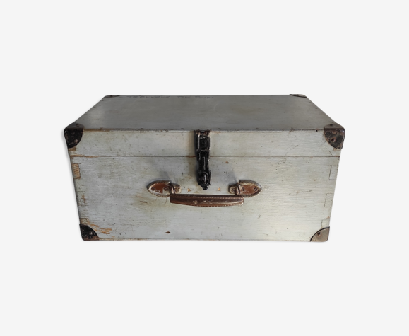 Caisse d'atelier ancienne en bois