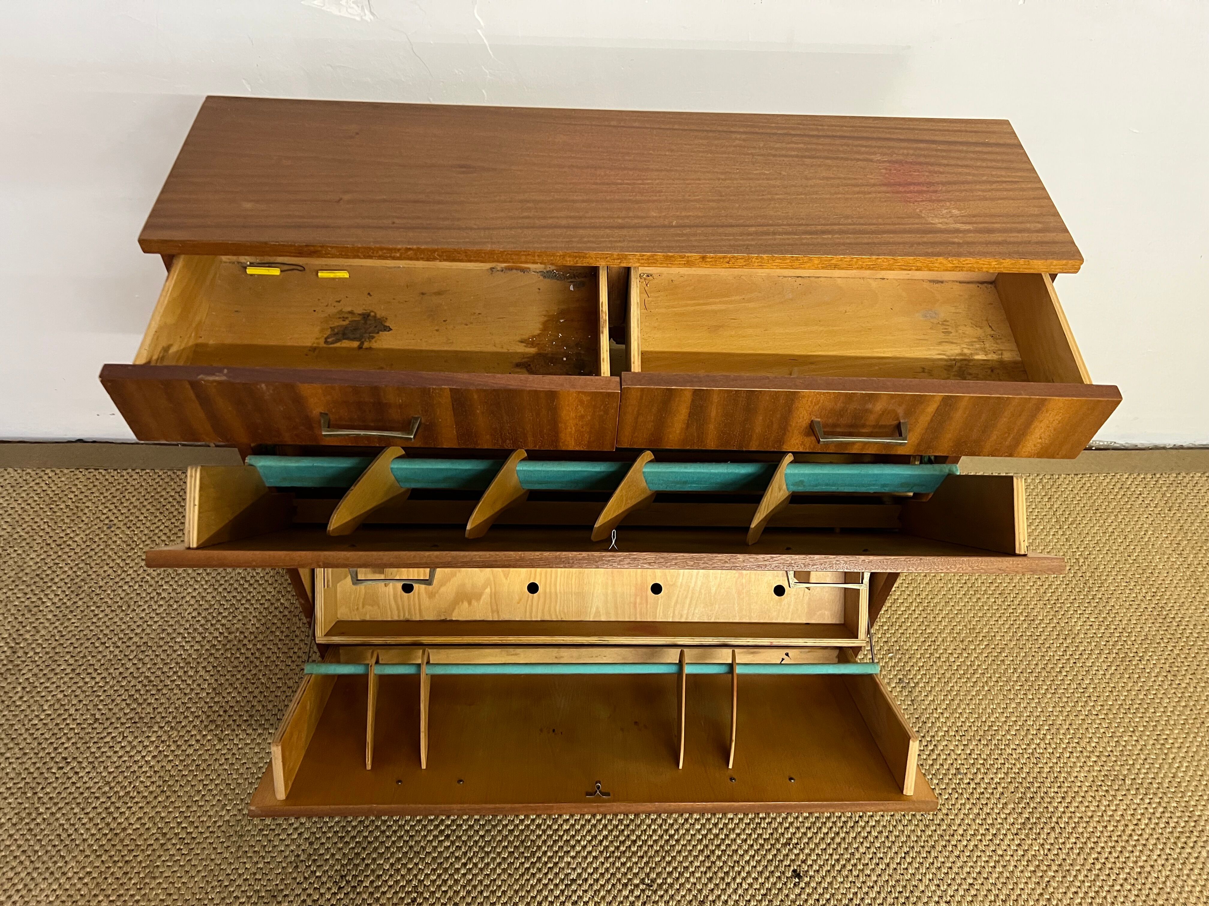 Vintage shoe cabinet