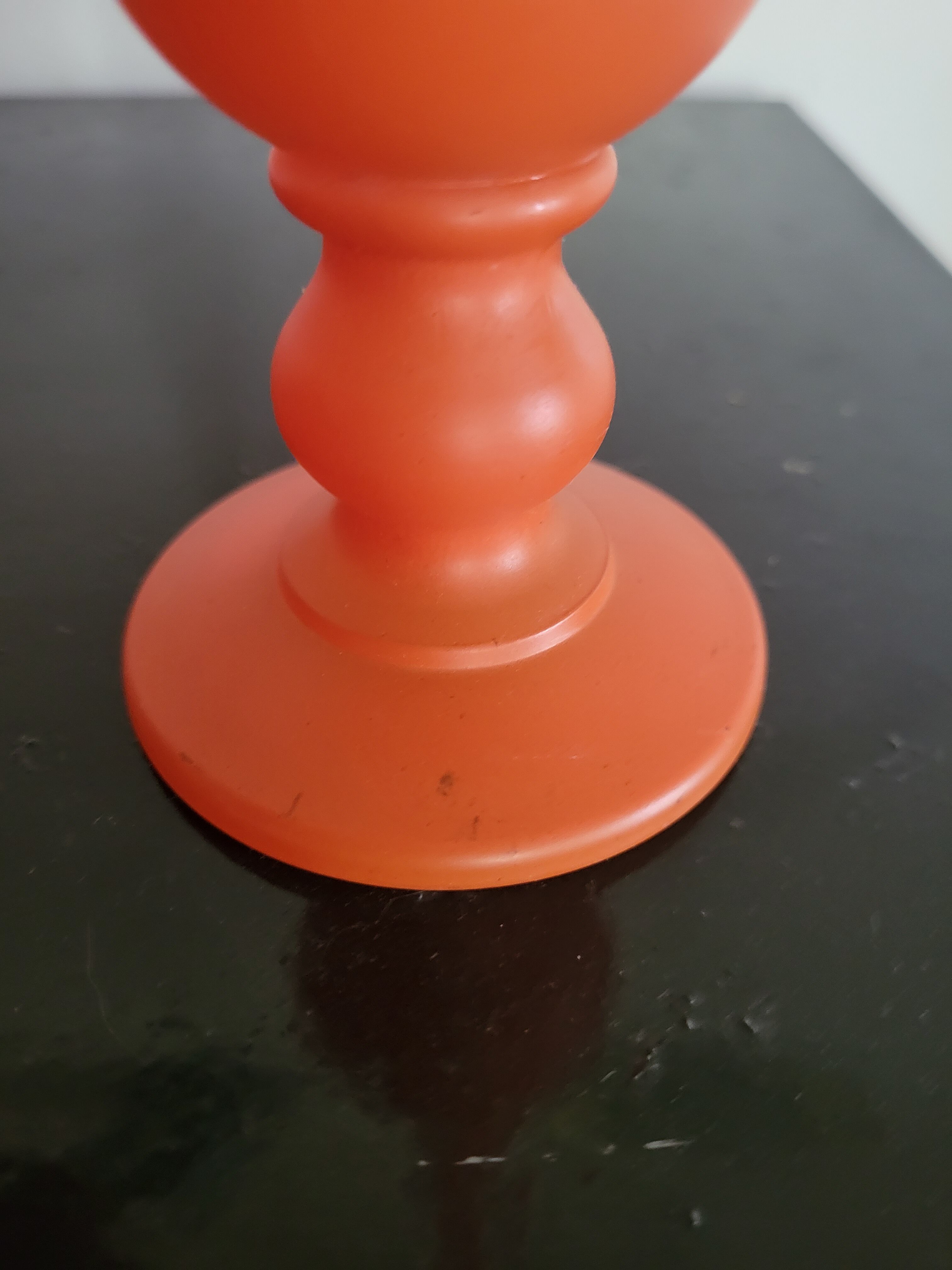 Vase orange JG Durand