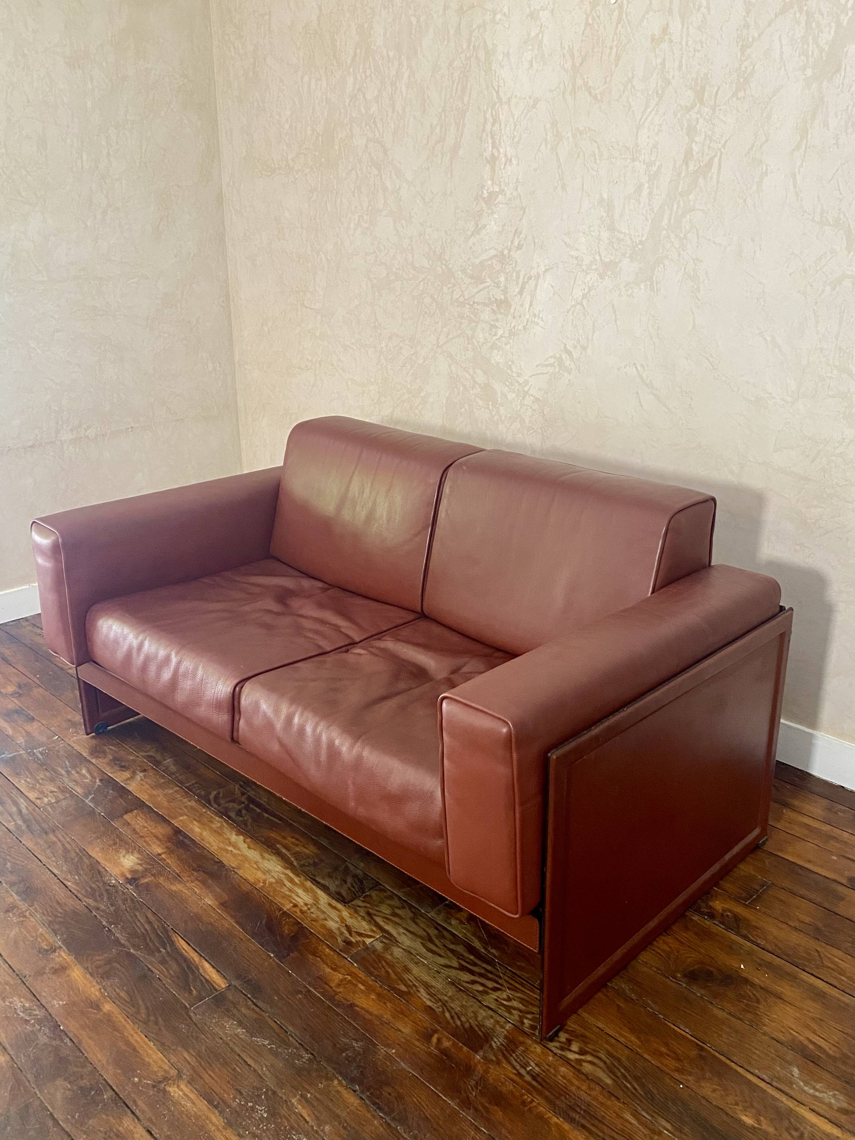 Two-seater canapé Korium KM 3/1 – Tito Agnoli for Matteo Grassi, Italy