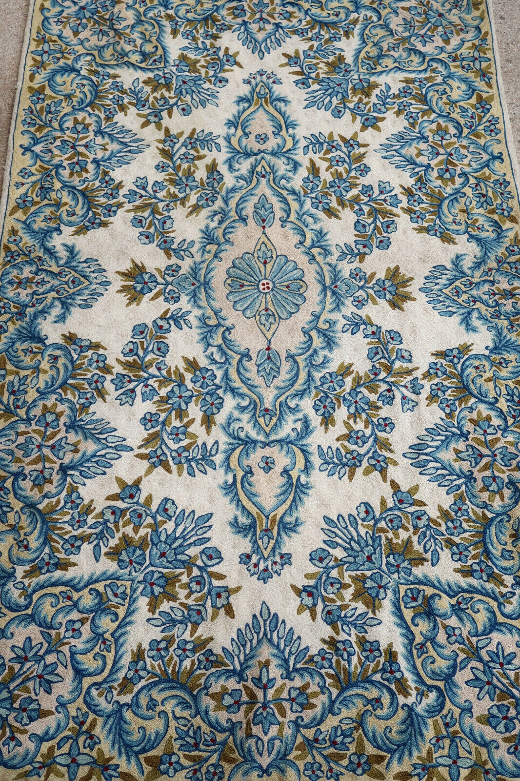 Indian rug Kashmir 1970