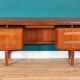 Retro Teak 1960s G Plan Fresco Desk By Viktor Wilkins
