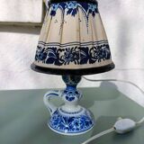 Small vintage Delft lamp/candle holder