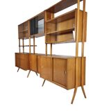 Modular wall unit, 1970s, set of 3