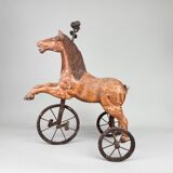 Tricycle en bois français du XIXe siècle