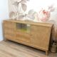 1960s sideboard with beautiful chevron marquetry