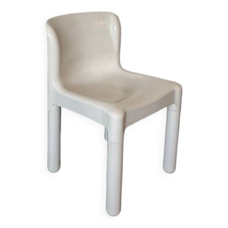 White 4875 chair by Carlo Bartoli for Kartell