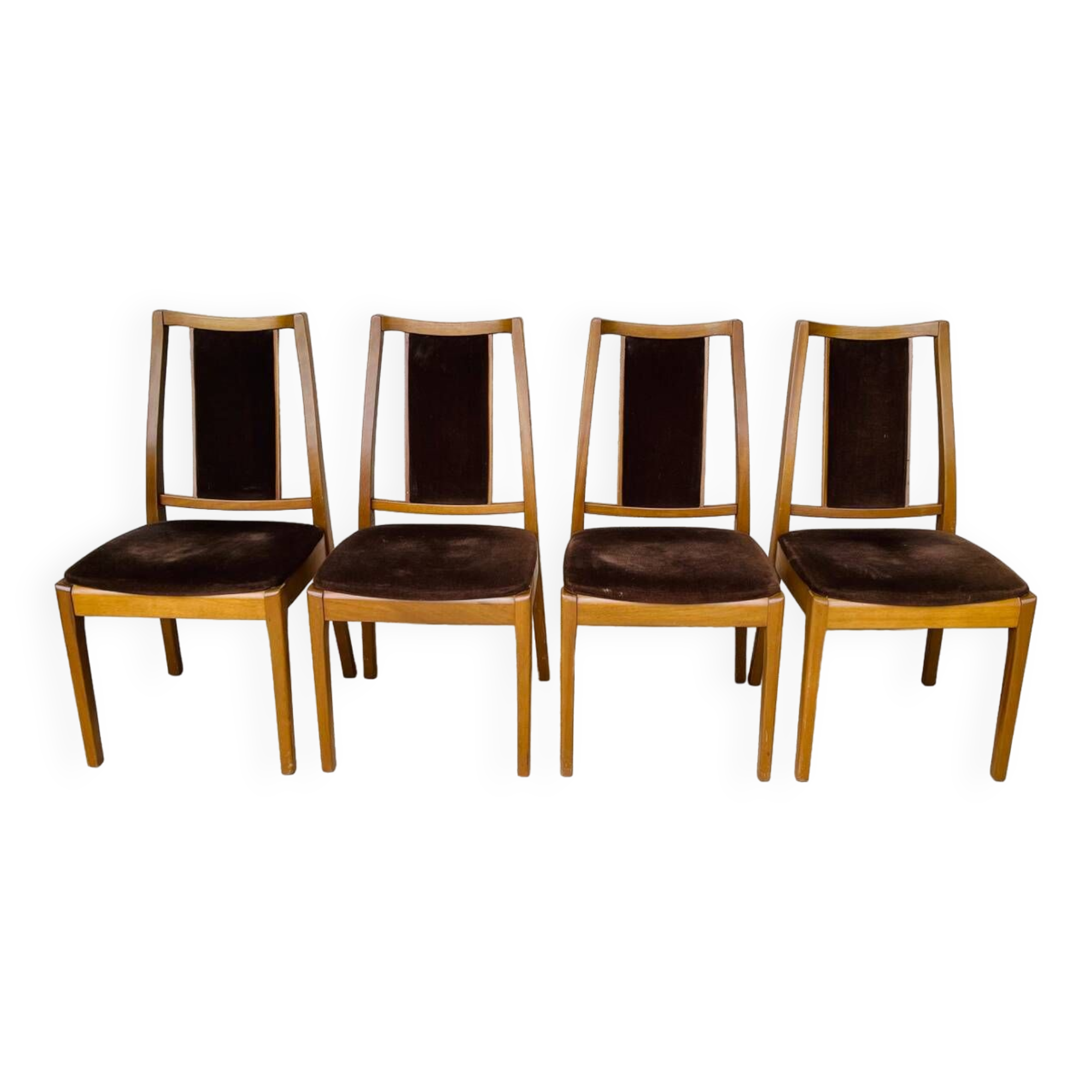 4 chaises vintage Nathan Furniture