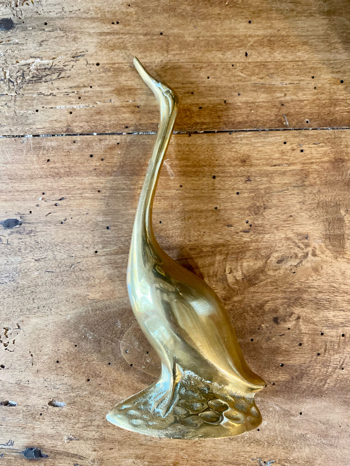 Brass swan