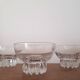 Lot de 3 verres art deco
