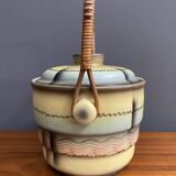 Art deco ceramic candy or cookie jar