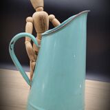 Green enamelled pitcher