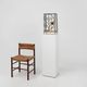 Art deco wrought iron umbrella stand with floral decoration, France ca. 1930