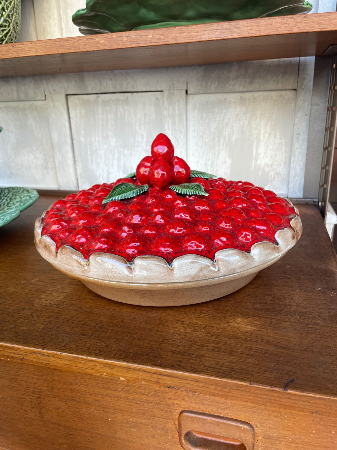 Strawberry tart dish