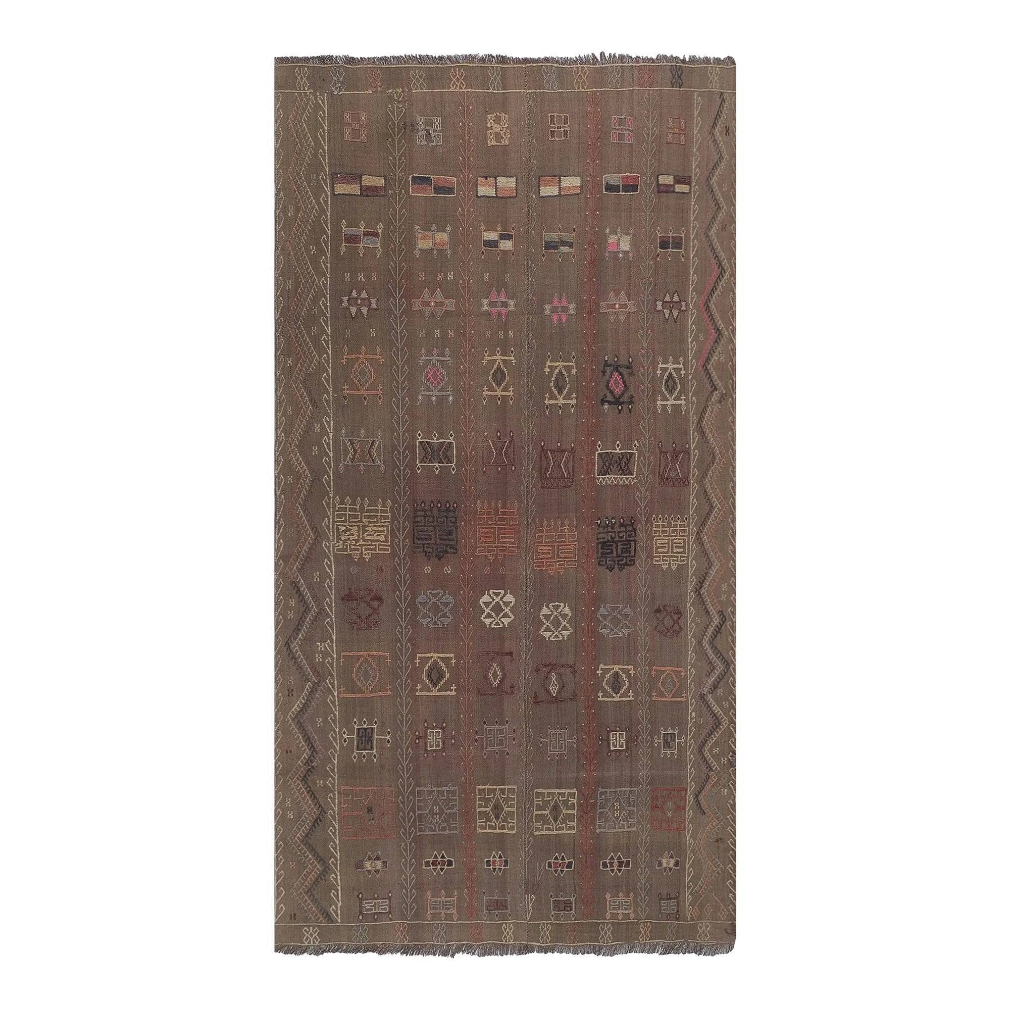 Vintage Turkish kilim, handwoven, 170x290 cm.