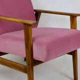Fauteuil Renard Rose Vintage, 1970s