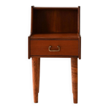 1960s bedside table with double top