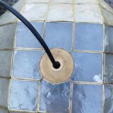 Octagonal suspension octagon lampshade mother-of-pearl pearl