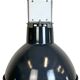 Industrial french dark blue enamel pendant lamp from mazda, 1960s