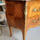 Commode Louis XV marqueterie et marbre