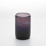 Claude Morin, blown glass roller vase, France 1975