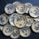 14 dinner plates + 2 "Chardons" dishes from Gien