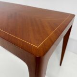 Italian Art Deco Coffee Table in Teak and Maple by Paolo Buffa, 1950s