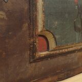 Antique Painted Folk art bridal chest