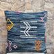 Moroccan Kilim cushion cover: Handmade wool cushion.