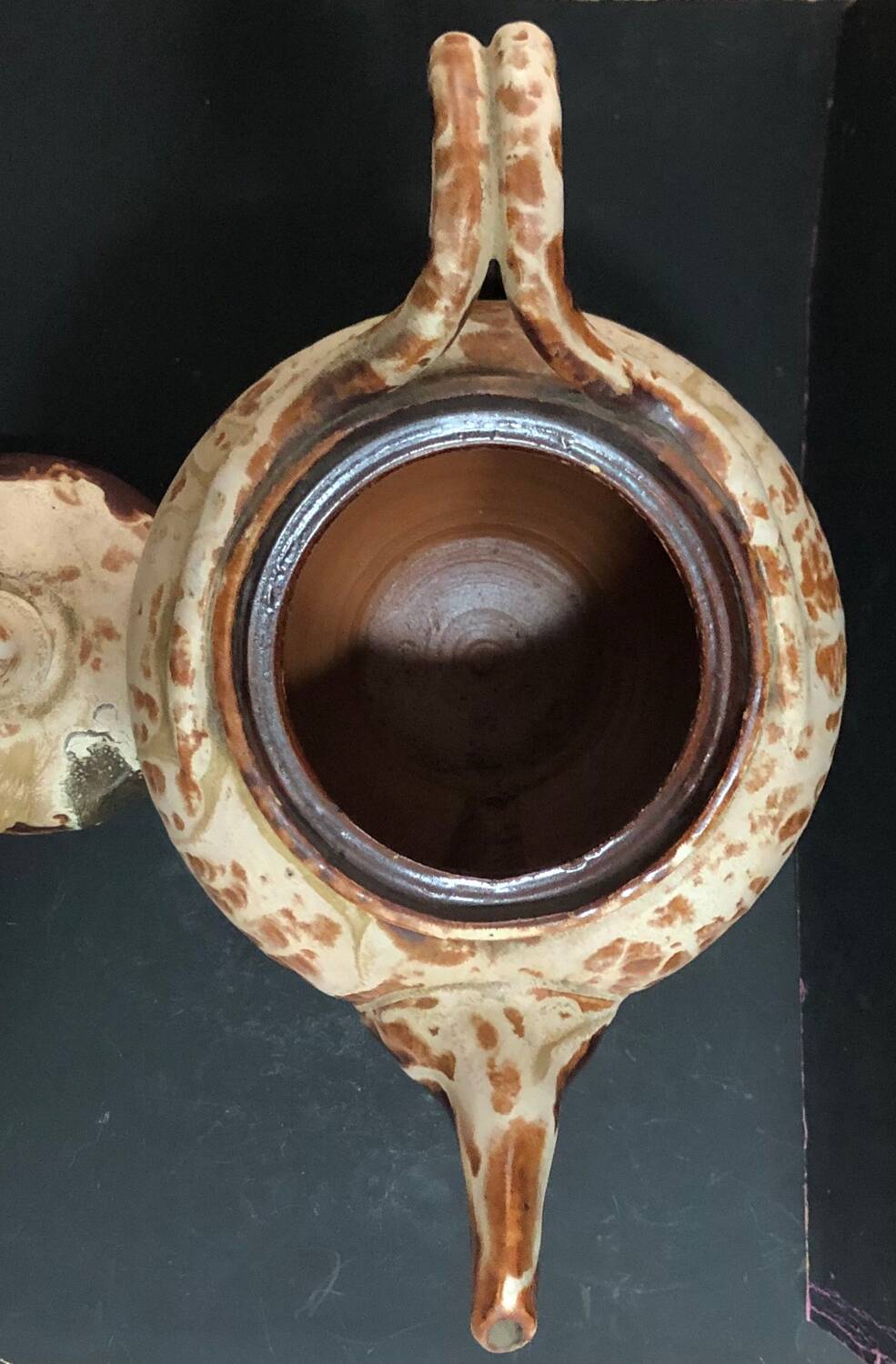 Stoneware teapot by Marcellus Aubry