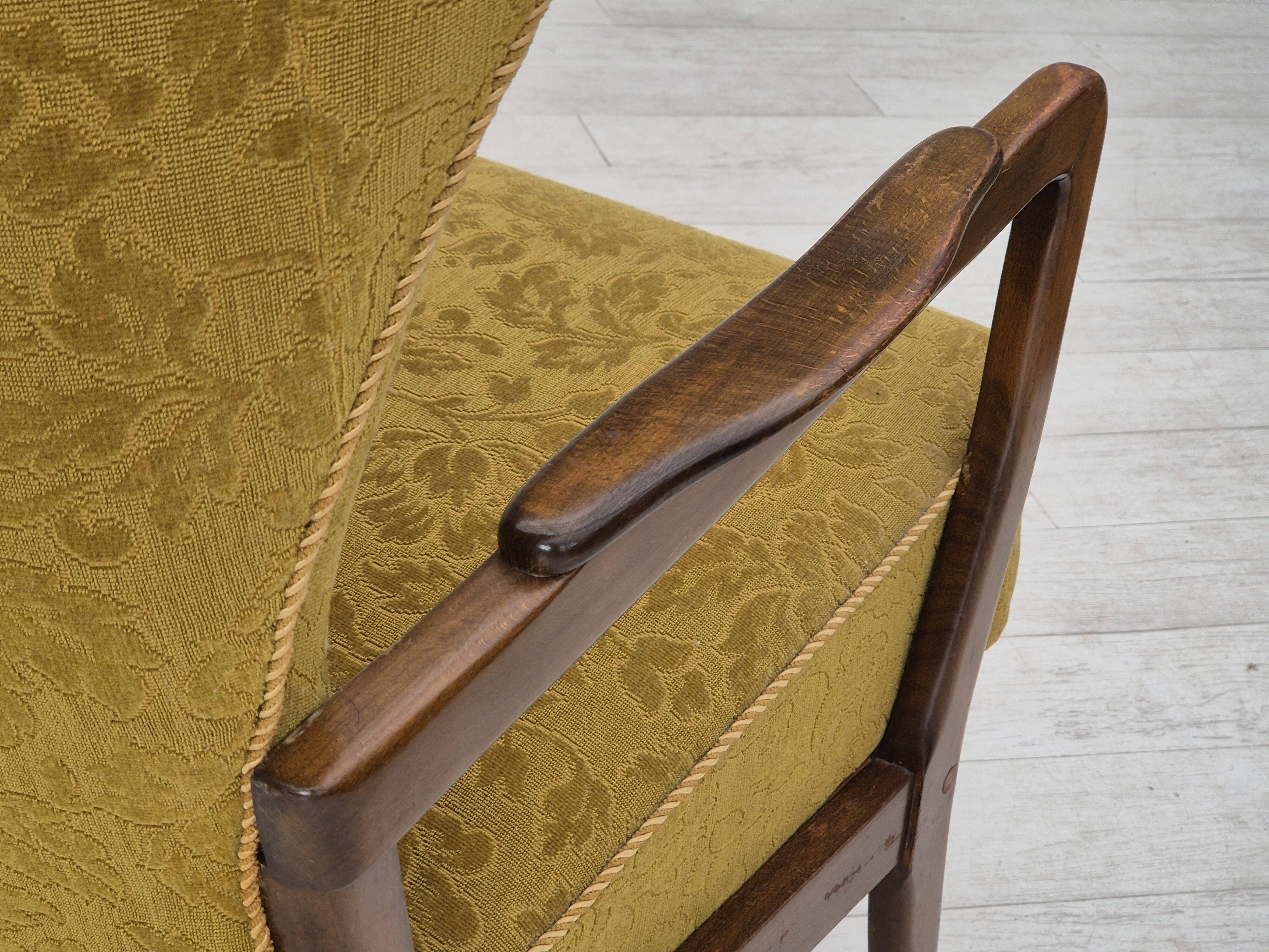 1960s, Danish 2 seater sofa by Søren Hansen for Fritz Hansen, original condition.