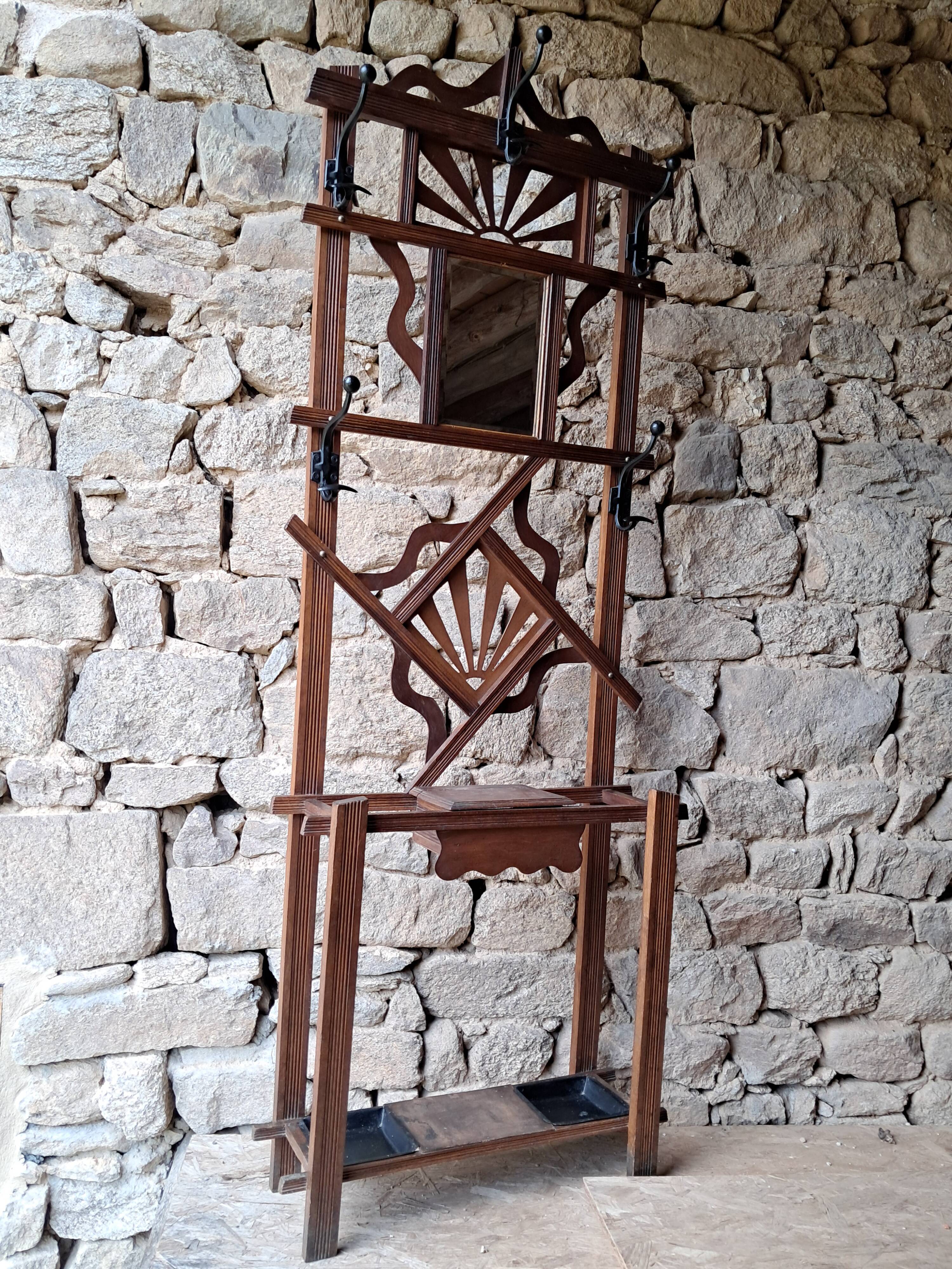 Coat rack umbrella stand 1930s 1940s