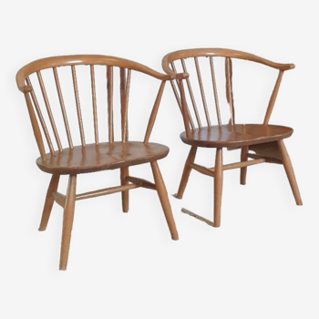 Pair of Ercol 451 armchairs