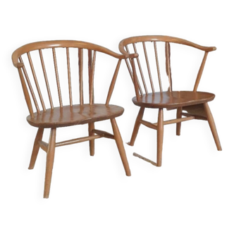 Pair of Ercol 451 armchairs