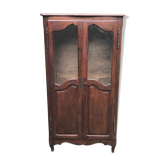 Old semi-glazed wardrobe