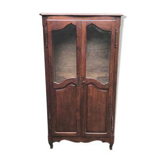 Old semi-glazed wardrobe