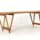 mid century modern Coffee table 'Deinum'  vintage design with magazine rack