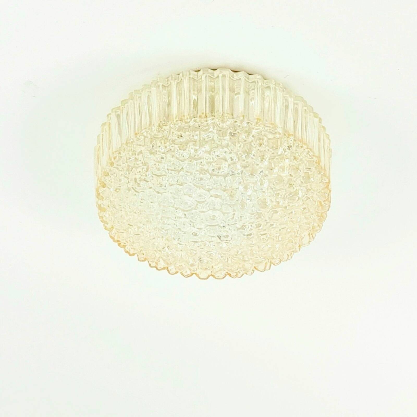 Pair of Mid-Century Bubble Glass Wall Lamps by H.Tynell for Limburg, 1970s
