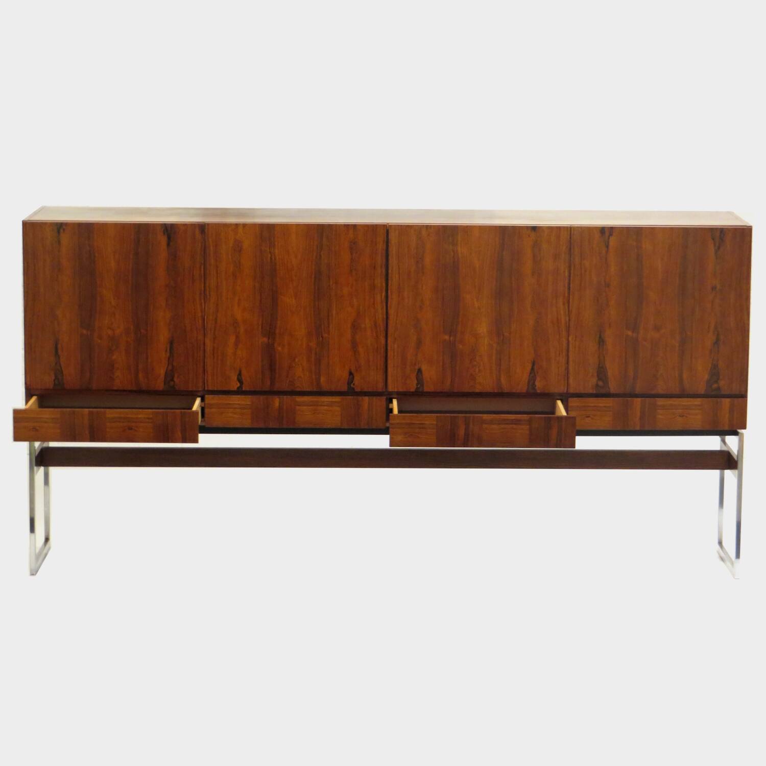 Buffet vintage design moderne du milieu du siècle en palissandre, années 1960.