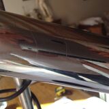 Chromed desk lamp, swivel, vintage, 70s