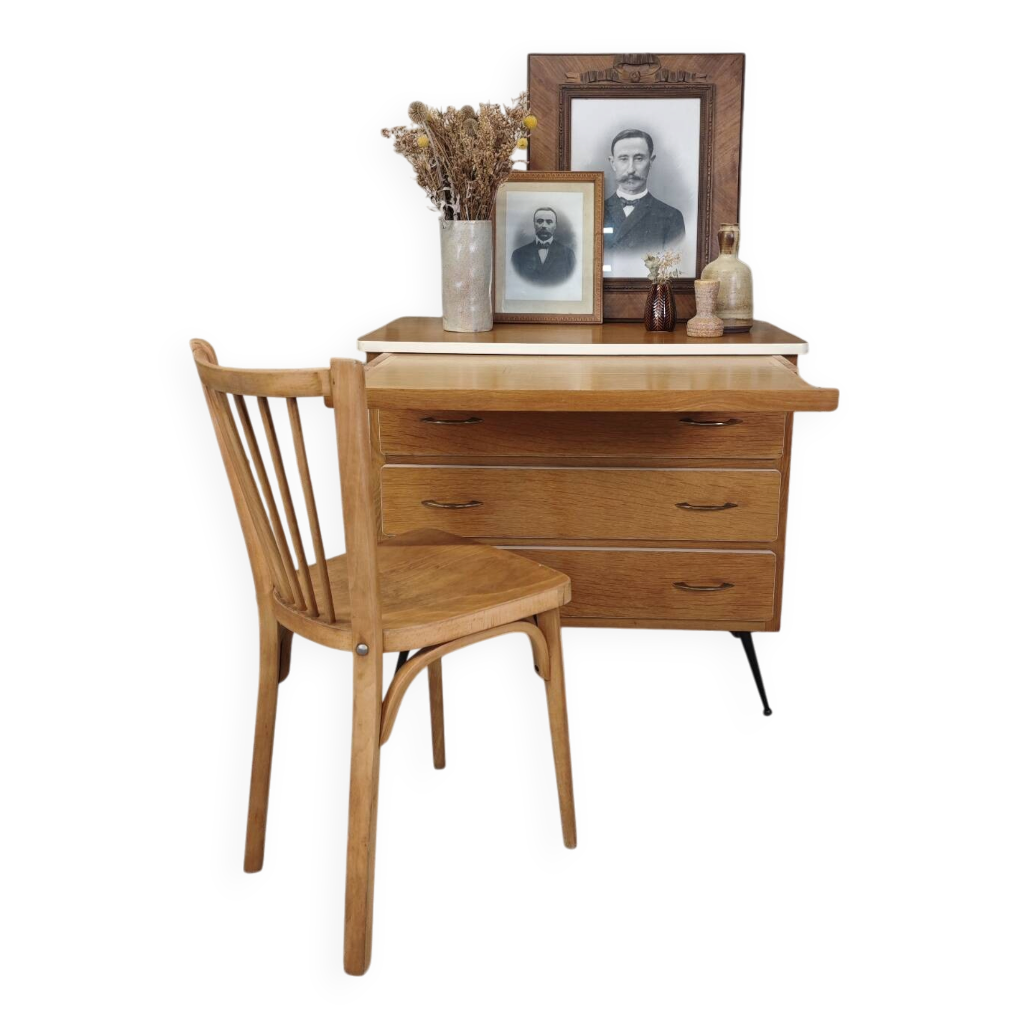 Vintage chest of drawers / desk