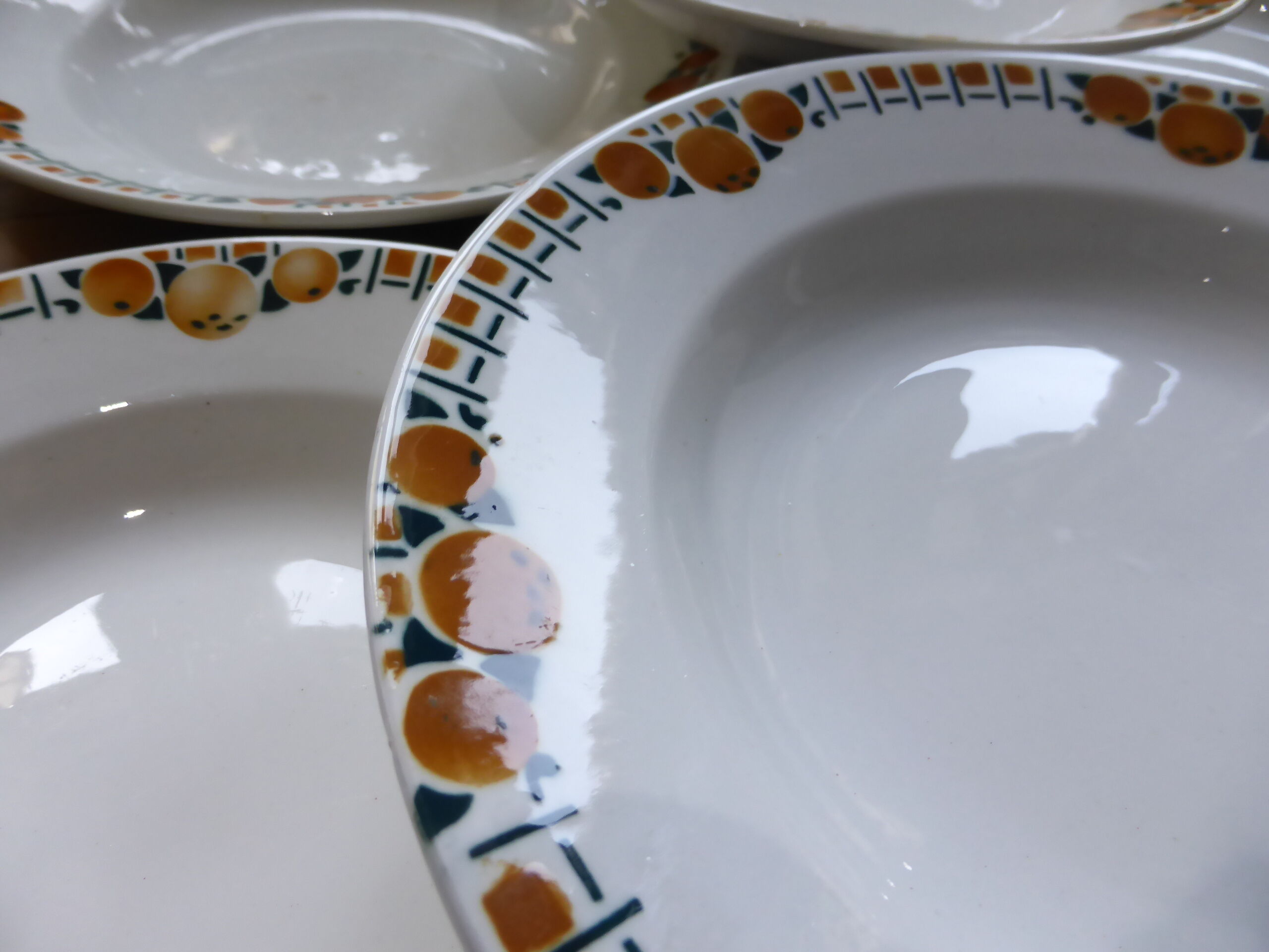 6 hollow plates Ceranord St amand model Cotentin 200885
