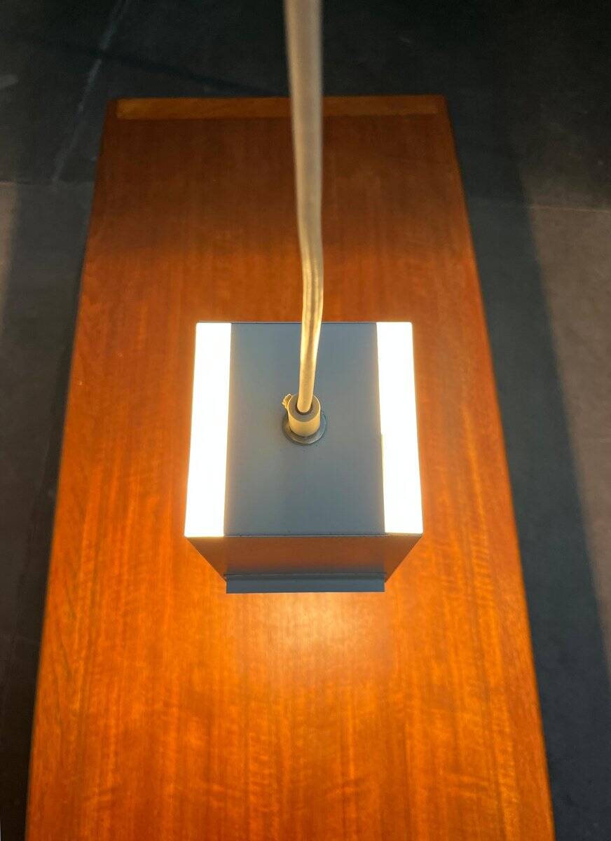 Minimalist cubic metal suspension, mid-century, 1960s.