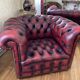 Chesterfield sofa 3-seater and its 2 armchairs