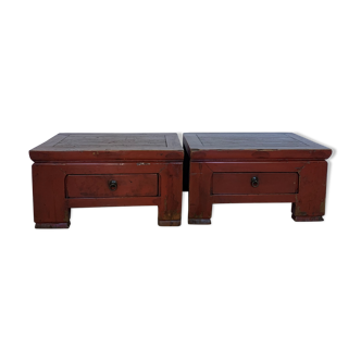 Pair of Chinese coffee tables
