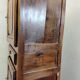 Antique wardrobe standing man