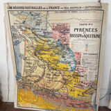 Map Pyrenees Aquitaine Basin