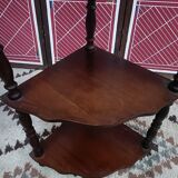 Vintage corner shelving unit