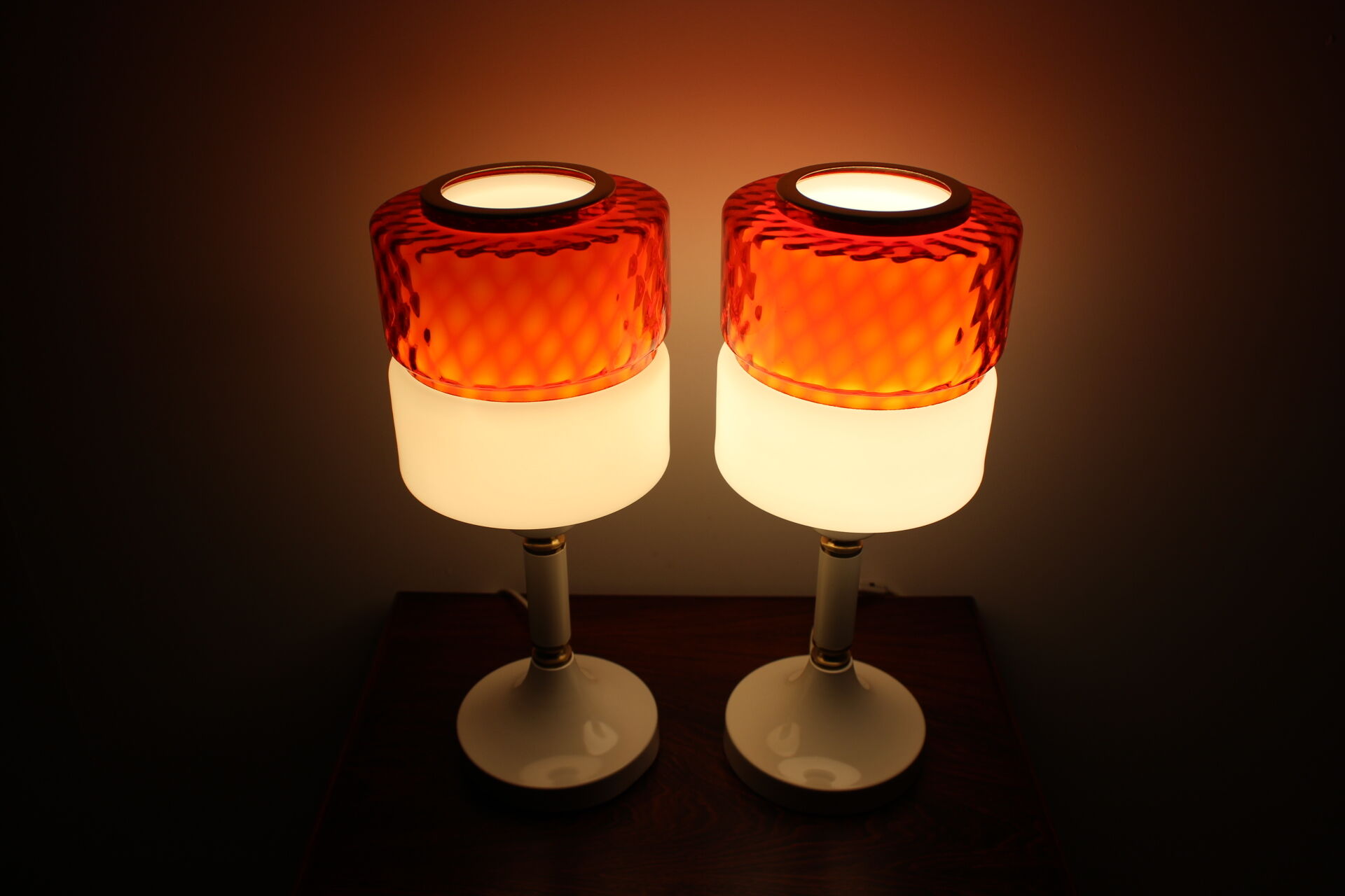 Paire de lampes, années 1960