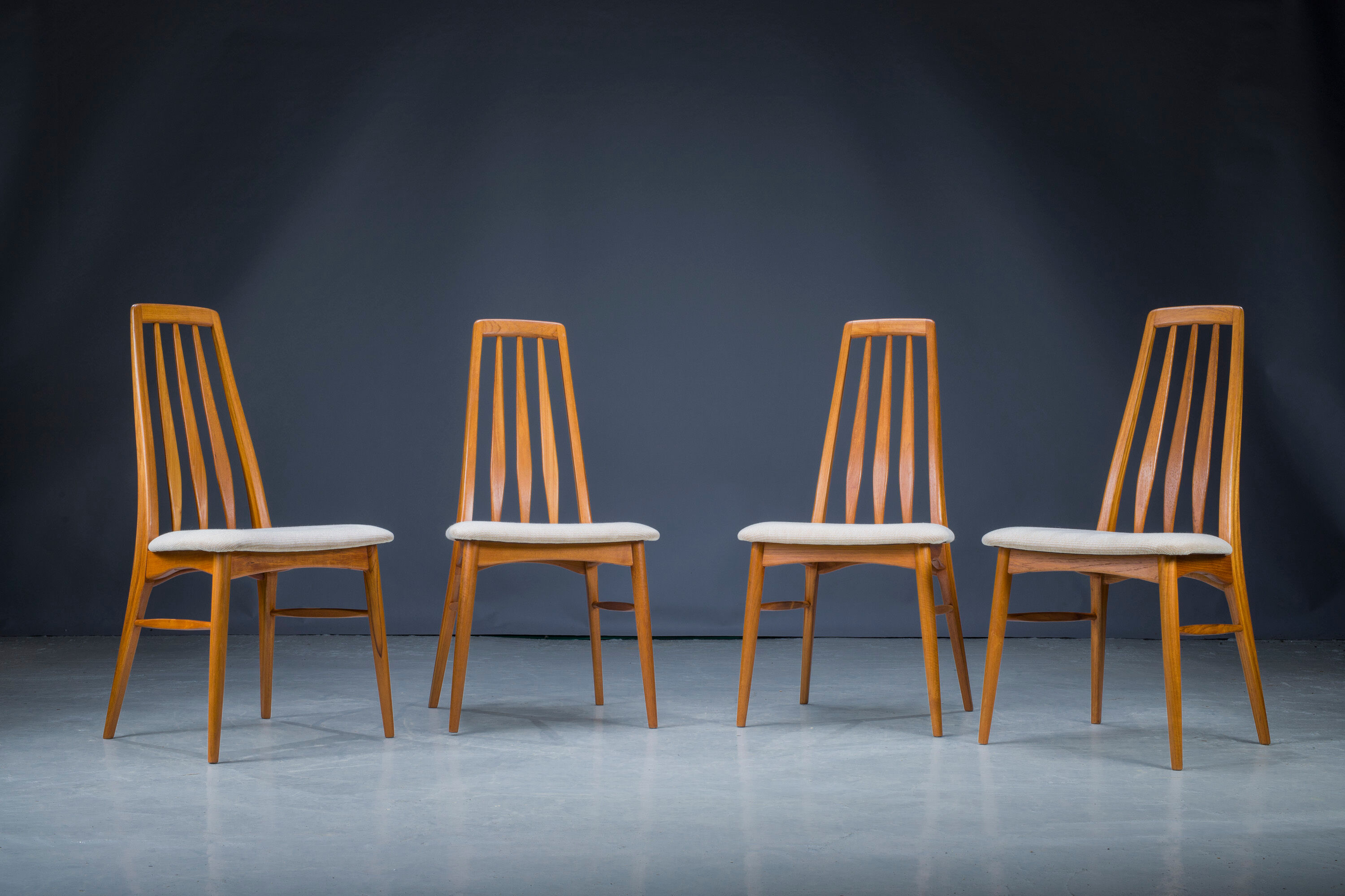 Eva chairs by Niels Koefoed for Koefoed Hornslet, 1960